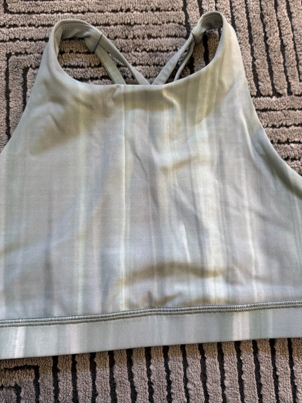 lululemon athletica sage green athletic top Size 10